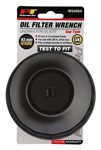 Performance Tool W54064 Cap Filter Wrench, 93mm 15 Flutes