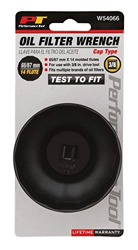 Performance Tool W54066 Cap Filter Wrench, 65mm/67mm 14 Flutes