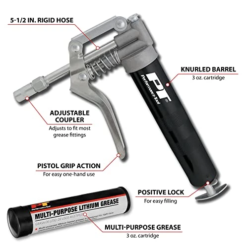 Performance Tool W54205 Mini Grease Gun Kit with Grease — product image 2