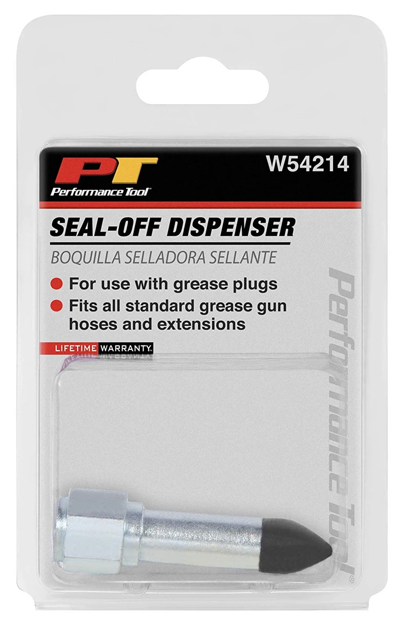 Performance Tool W54214 1/8 " Grease Gun Seal Off Adapter with Rubber Tip — product image 2