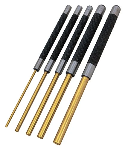 Performance Tool W759 Roll Pin Punch Set to Remove Pins w/ Knurled Steel Handles