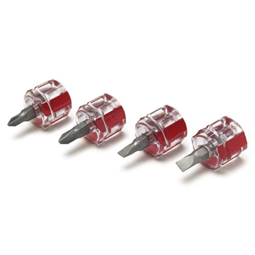 Performance Tool W80004 4 Pc Mini Stubby Screwdriver Set
