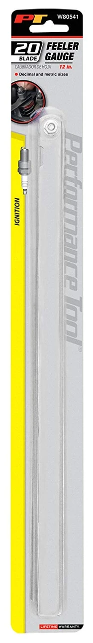 Performance Tool W80541 Blade SAE and Metric XL Feeler Blade Set (20 Piece), 12" — product image 2