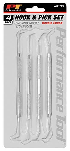 Performance Tool W80749 4pc Double Ended Pick & Hook — product image 5
