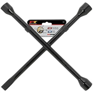 Performance Tool W9 14 inch SAE/Metric Combination Lug Wrench with Spade Tip