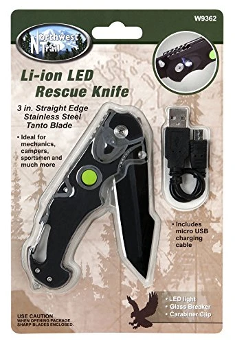 Performance Tool W9362 Li-Ion LED RESCUE Knife, 1 Pack — product image 4