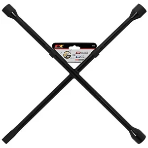 Performance Tool W9A 20" SAE/Metric 4-Way Cross Lug Wrench with Spade Tip