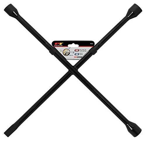 Performance Tool W9A 20" SAE/Metric 4-Way Cross Lug Wrench with Spade Tip