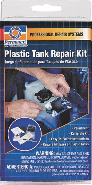 Permatex Plastic Tank Repair Kit Quick Permanent Repairs Leaks (09100)