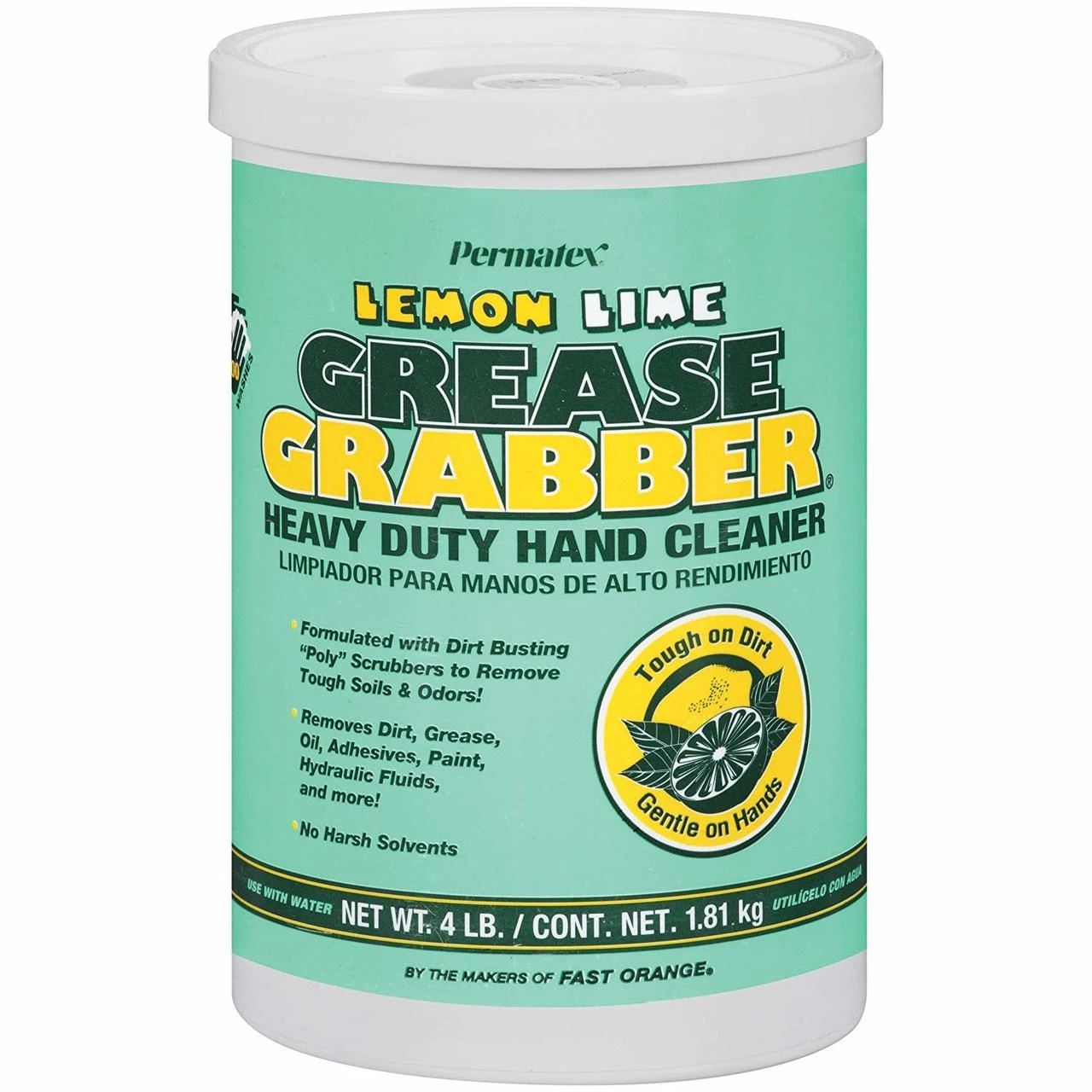 Permatex Grease Grabber Heavy Duty Lemon Lime Hand Cleaner (13106)