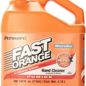 Permatex Fast Orange Pumice Lotion Hand Cleaner 1 Gal with Pump (25219)