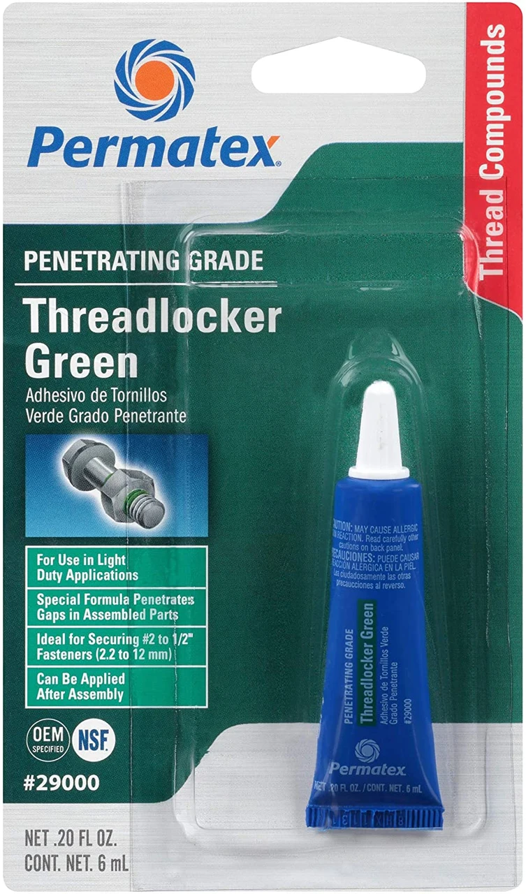 Permatex Penetrating Grade Threadlocker Green Fast-Acting Formula (29000)