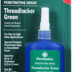 Permatex Penetrating Grade Threadlocker Green Low Viscosity (29040)