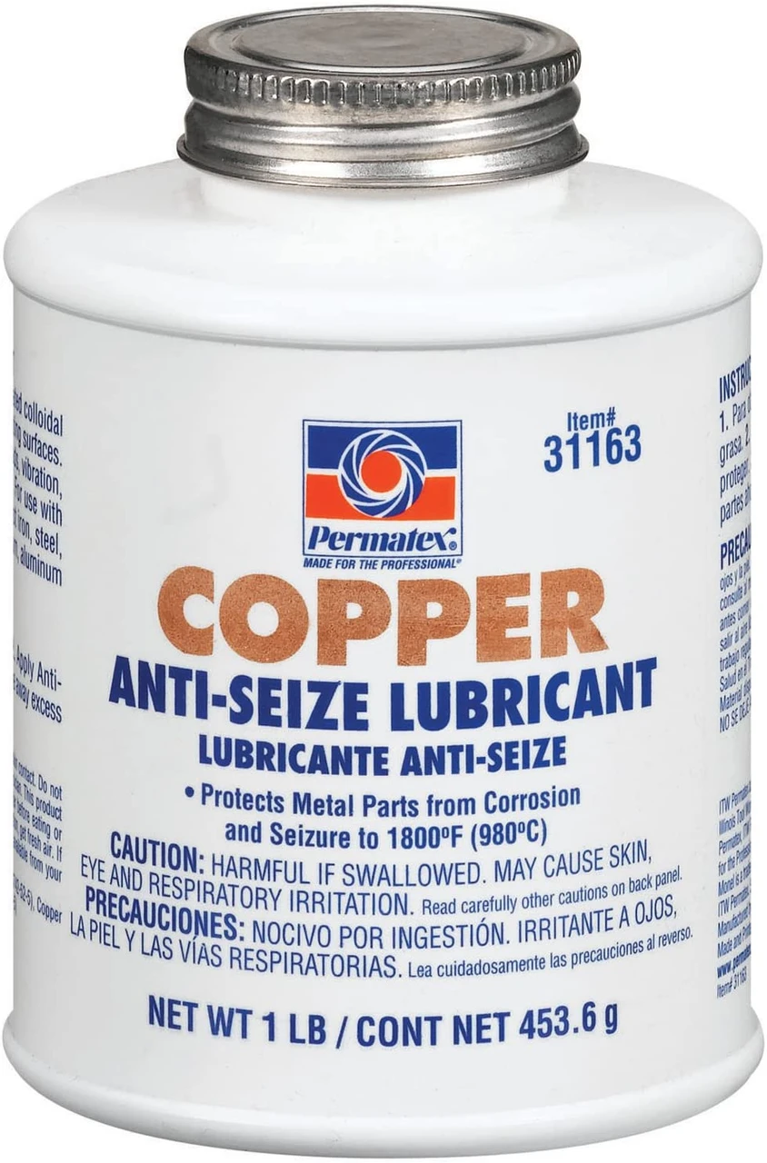 Permatex Anti-Seize Lubricant 16 Oz Can High Temp Copper Formula (31163)