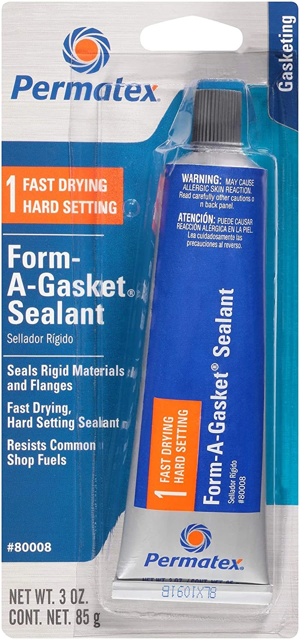 Permatex Form-A-Gasket No. 1 Sealant Fast-Drying Hard-Setting 3 oz (80008)