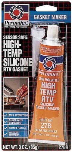 Permatex Sensor-Safe High-Temp RTV Silicone Gasket Maker 3 oz (81422)