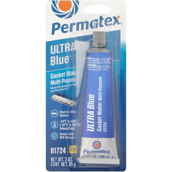 Permatex Sensor Safe Blue RTV Silicone Gasket Maker Sealant (81724)