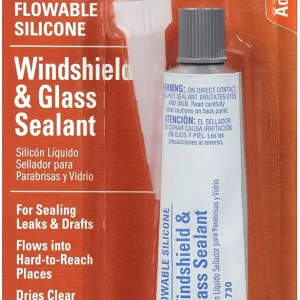 Permatex Flowable Silicone Windshield and Glass Sealer 1.5 oz (81730)