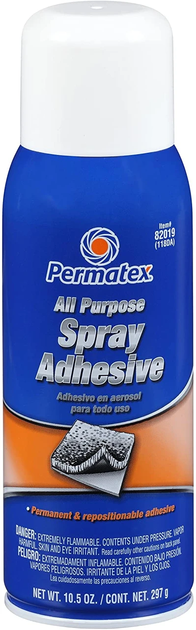 Permatex All-Purpose Spray Adhesive Clear 10.5 oz (82019)