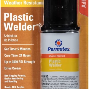 Permatex 5-Minute Plastic Weld Adhesive Strong Bond 0.84 oz (84115)