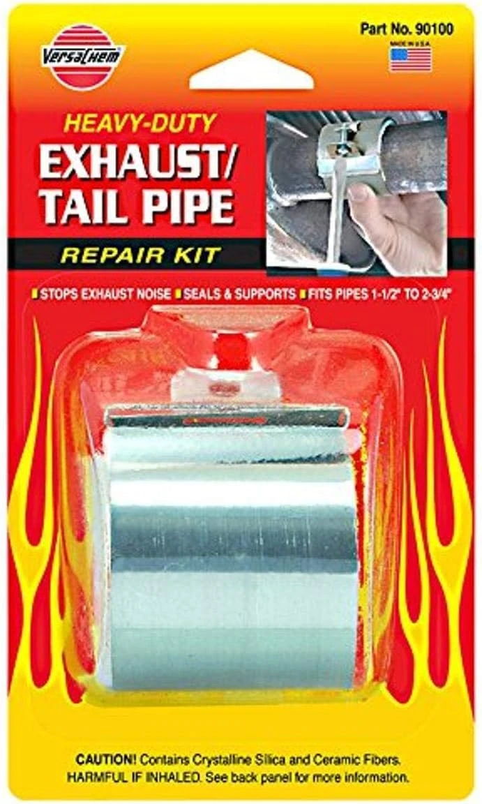 Permatex Exhaust and Tail Pipe Repair Kit with Adjustable Size (90100)