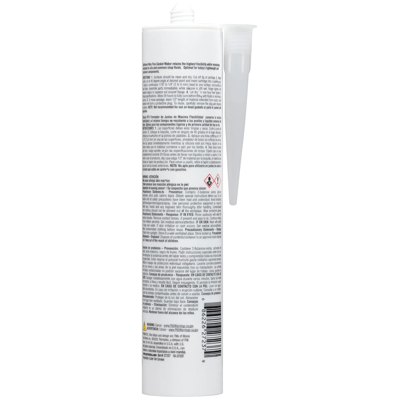 Permatex Optimum Black Gasket Maker, 13 Oz (27237) — product image 2