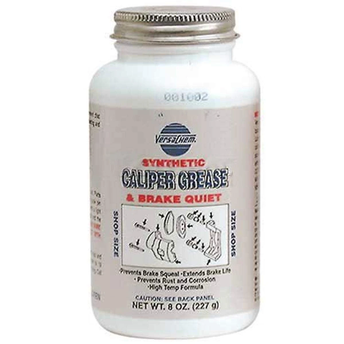 Permatex Synthetic Caliper Grease 8 oz Bottle with Brush (26080)