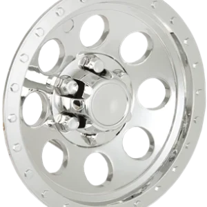 Phoenix USA 12" 8 Hole Beadlock Style ABS Chrome Wheel Cover (QT12CHB)