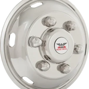 Phoenix USA 17.5" 6 Lug Wheels Front Pair DOT Axle Set (N6670F)