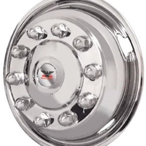 Phoenix USA 19.5" 10 Lug Wheels Front Pair DOT Axle Set (NH5092F)