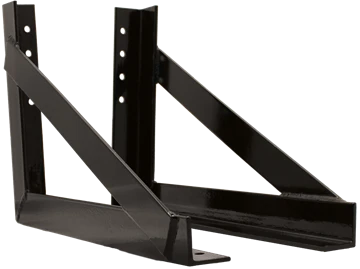 Phoenix USA 27" L-Style Powder Coated Black Toolbox Bracket (TBP008)