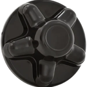Phoenix USA 5 Lug 4.5" Bolt Circle ABS Black Hub Cover (QT545BHS)