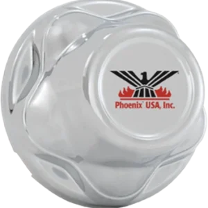 Phoenix USA 5 Lug On 4.5" Bolt 2.75" Logo Indent Hub Cover (QT545CHN)