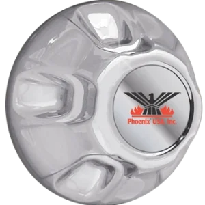 Phoenix USA 5 Lug On 5" Bolt Circle Chrome ABS Hub Cover (QT550CH4)