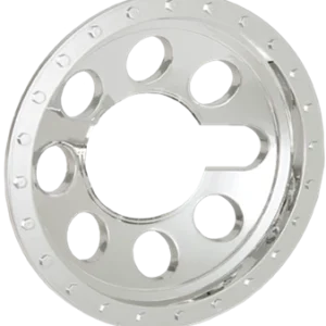 Phoenix USA 6" ABS Chrome Individual Open Middle Wheel Cover (QT6CHBH)