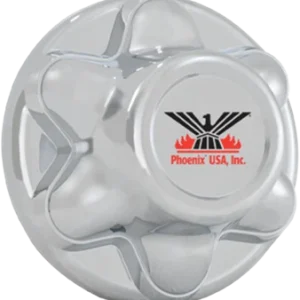 Phoenix USA 6 Lug On 5.5" Bolt Circle Chrome ABS Hub Cover (QT655CHN)