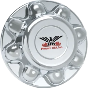 Phoenix USA Chrome ABS 7/8" Lug Nuts Hub Cover (QT865CHN)