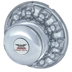Phoenix USA Ford 05-16 F450-550 Chrome ABS Rear Hub Cover (QH2001R)