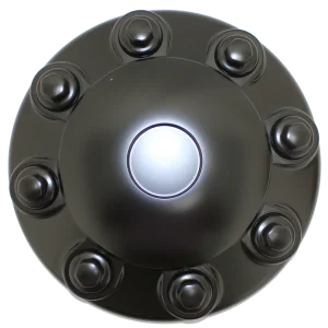 Phoenix USA Front Black Satin ABS 22mm Lug Stud Hub Cover (Q822BF)
