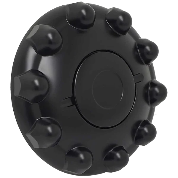 Phoenix USA Front Black Satin ABS 285mm Bolt Hub Cover (QH1200BAS)