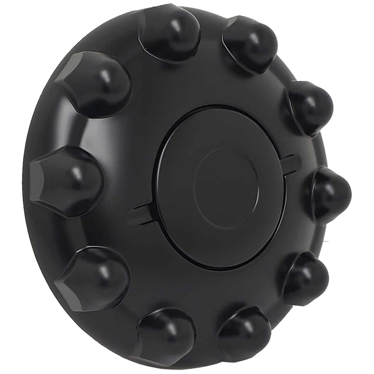 Phoenix USA Front Black Satin ABS 285mm Bolt Hub Cover (QH1200BAS)