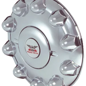 Phoenix USA Front Single Chrome ABS 285mm Circle Hub Cover (QH1200F)