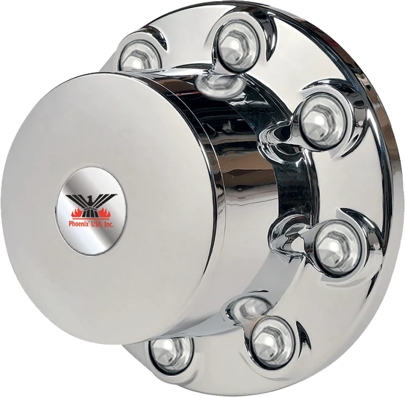 Phoenix USA Rear Chrome ABS 22mm Hub Cover (Q822R)