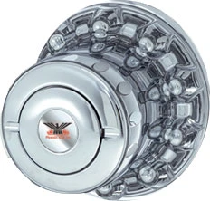 Phoenix USA Rear Chrome ABS 285mm Bolt Circle Hub Cover (QH1300AS)