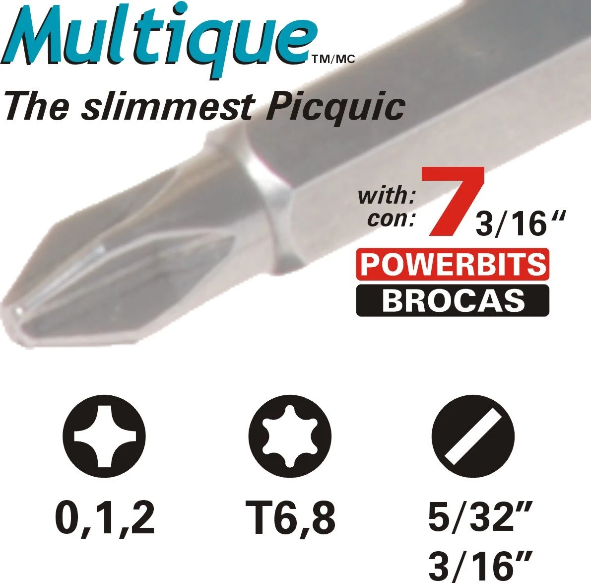 Picquic 3-Multi-Driver Family Pack, Bright Orange Opaque (44606) — product image 3