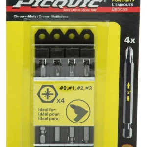 Picquic 95007 Pozidriv Set 0, 1, 2, 3