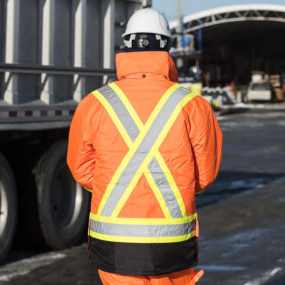 Pioneer Safety 7-in-1 Waterproof Hi-Vis Orange Parka - Medium (V1120151U-M) — product image 7