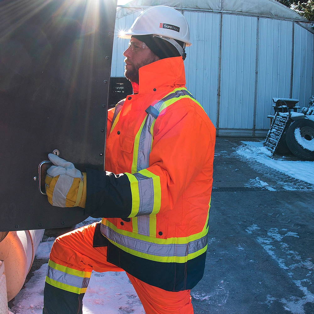 Pioneer Safety 7-in-1 Waterproof Hi-Vis Orange Parka - Medium (V1120151U-M) — product image 8