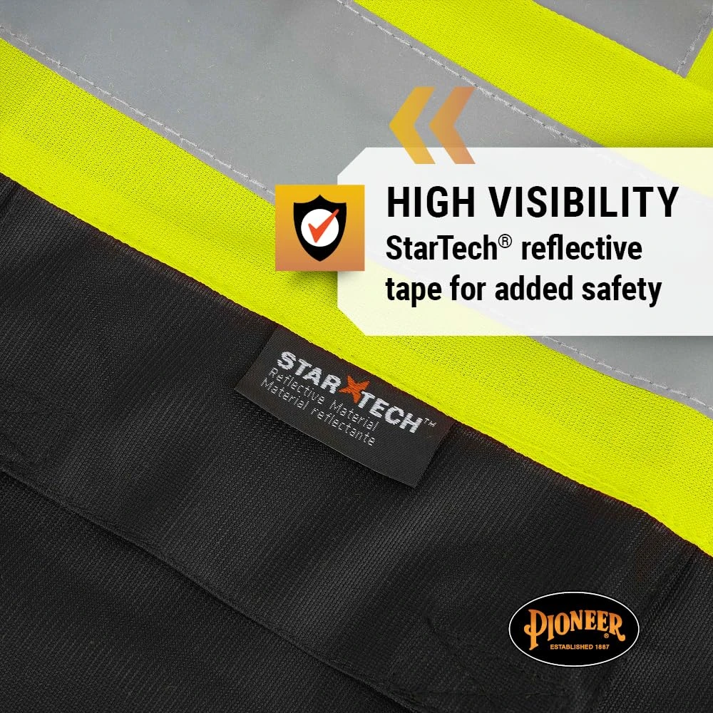 Pioneer Safety High Visibility Tricot Surveyor Safety Vest 4/5XL (V1021571U-4/5XL) — product image 3