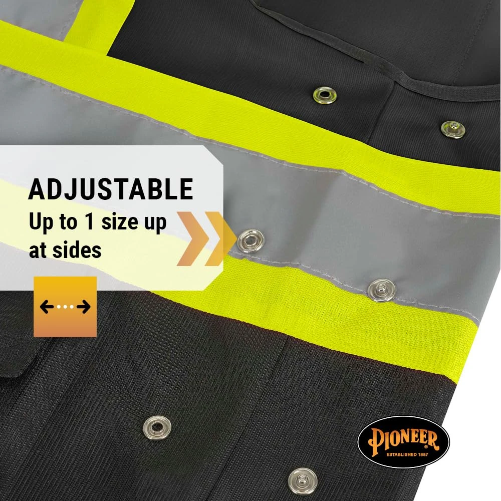 Pioneer Safety High Visibility Tricot Surveyor Safety Vest 4/5XL (V1021571U-4/5XL) — product image 5